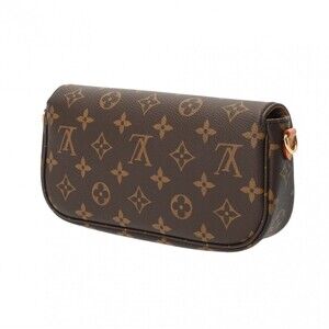 Louis Vuitton Wallet Brown Canvas Monogram Bag on Chain Ivy Shoulder